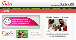 Desktop Screenshot of gadoe.org